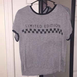 Checkered Tee Shirt “Limited Edition” Vertiche